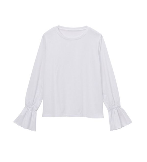 GeeRA（ジーラ）の「ベルスリーブカットソー（カットソー）」｜詳細画像