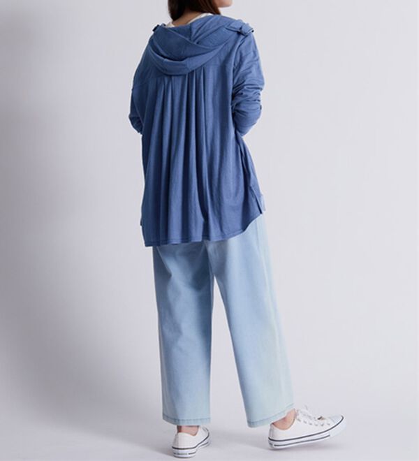 BELLUNA（ベルーナ）の「絶対に焼けたくない！後プリーツＵＶパーカー（パーカー）」｜詳細画像