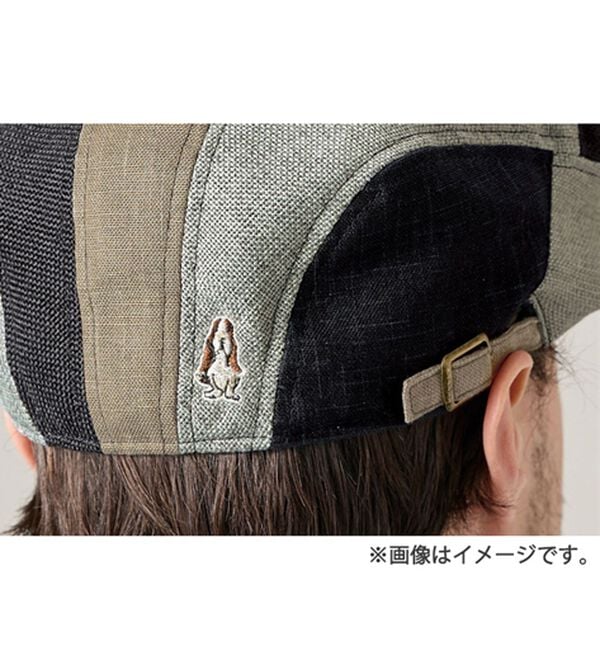 「＜ハッシュパピー＞おしゃれに差をつける！麻調素材のパネルハンチング（メンズ帽子）」｜詳細画像