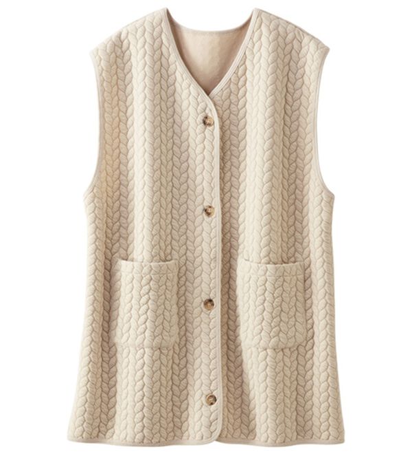 LAVIENNE（ラヴィエンヌ）の「キルティングベスト（パジャマ・ルームウェア）」｜詳細画像