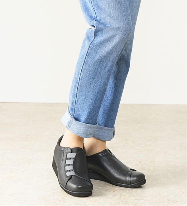 ルフラン（ルフラン）の「ラックウォーク　厚底レザースリッポン（スリッポン）」｜詳細画像