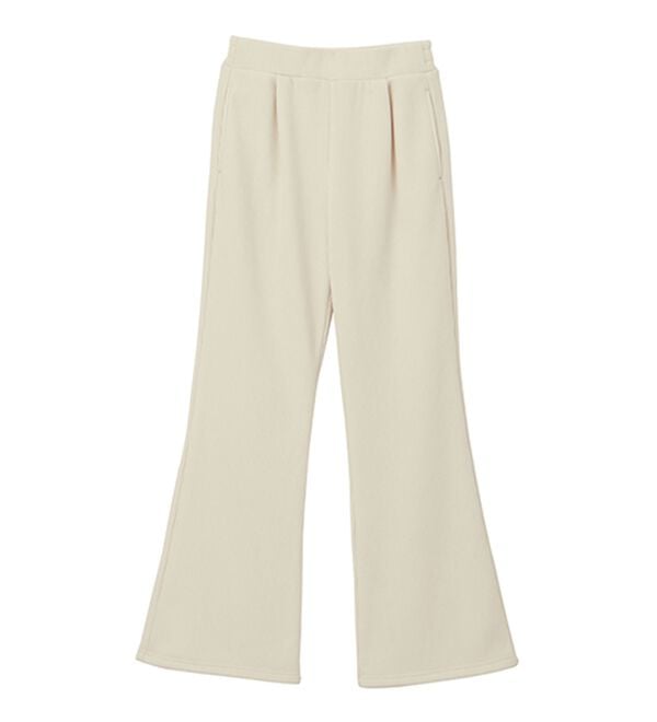 RANAN（ラナン）の「あったか裏ベロアニットコールフレアパンツ（フルレングスパンツ）」｜詳細画像