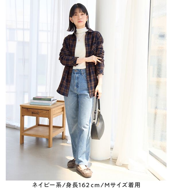 Viola e Viola（ヴィオラ エ ヴィオラ）の「あったか裏フリースチェックシャツ（シャツ）」｜詳細画像