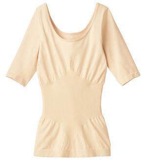 LAVIENNE（ラヴィエンヌ）の「アウター決まるほっそりシェイパー（ボディスーツ・シェイパー）」｜ベージュ