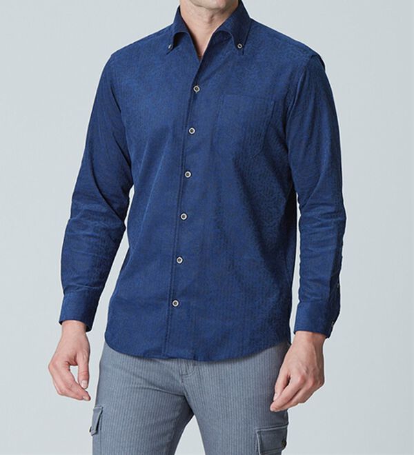 「綿１００％ソフトコーデュロイシャツ（メンズシャツ）」｜詳細画像