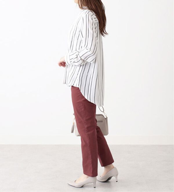 BELLUNA（ベルーナ）の「ジョーゼットスキッパーシャツチュニック（シャツ）」｜詳細画像