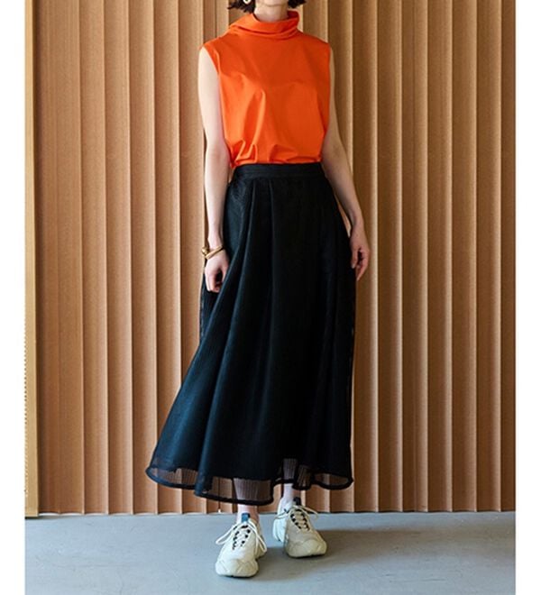 RANAN（ラナン）の「スリーブレスハイネックプルオーバー（カットソー）」｜詳細画像