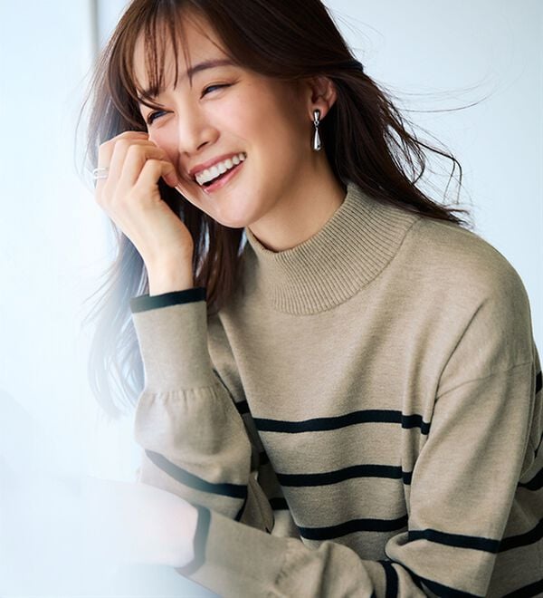 BELLUNA（ベルーナ）の「＜極み編＞肌心地ふんわりハイネックニット（ニット・セーター）」｜詳細画像