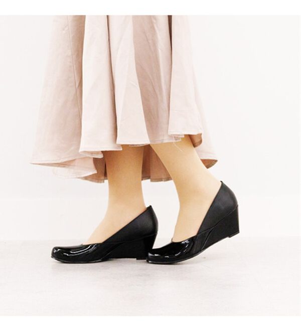 BELLUNA（ベルーナ）の「日本製牛革使いフィットパンプス（パンプス）」｜詳細画像