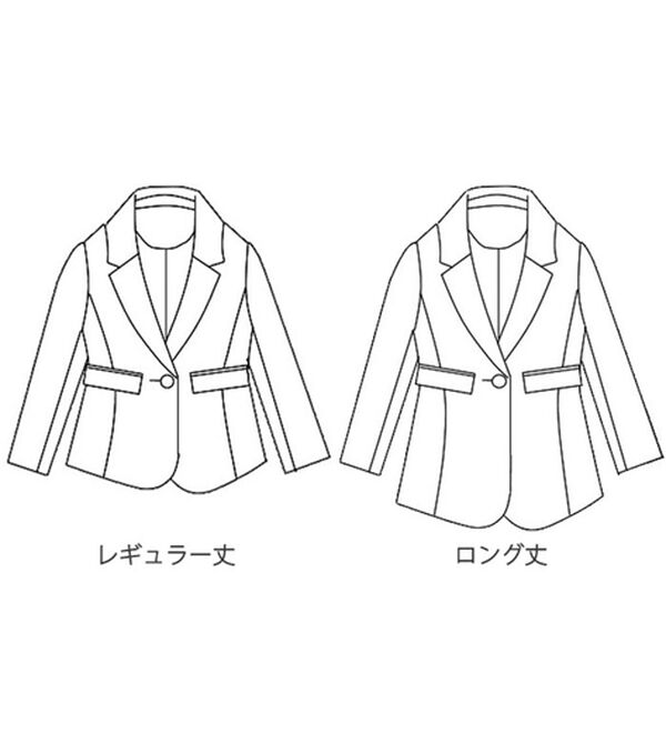 BELLUNA（ベルーナ）の「＜楽スタフィット＞テーラードジャケット（テーラードジャケット）」｜詳細画像