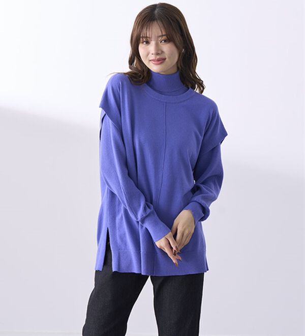 BELLUNA（ベルーナ）の「着回し自在！ニットベストアンサンブル（アンサンブル）」｜詳細画像