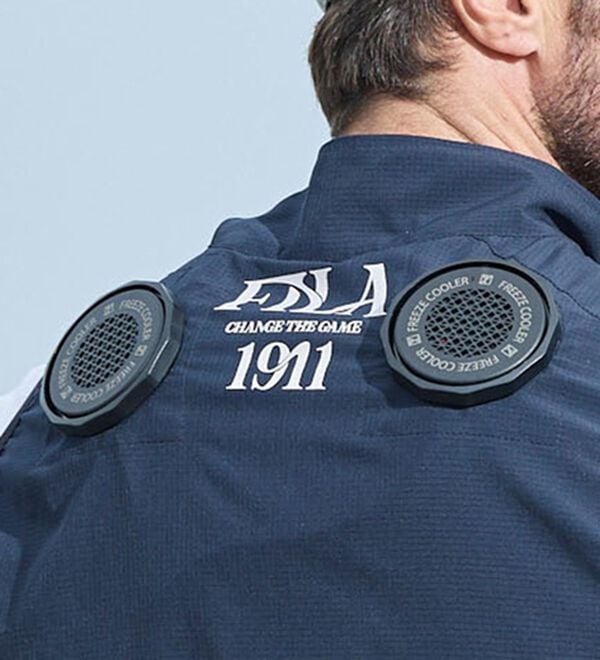 「＜フィラ＞クーラーテック速冷ベスト（モバイルバッテリー付）（メンズシャツ）」｜詳細画像