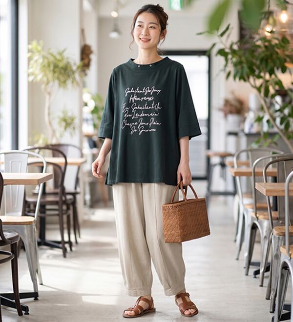 ルフラン（ルフラン）の「【３本組】絶妙ゆったりワイドパンツ（ワイドパンツ・ガウチョ）」｜詳細画像