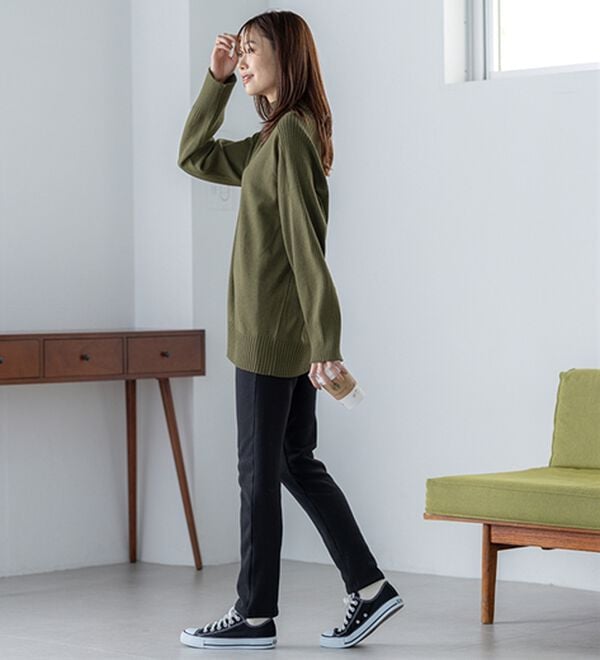 BELLUNA（ベルーナ）の「まるではく毛布！静電防止付裏ファーレギンス（スパッツ・レギンス）」｜詳細画像