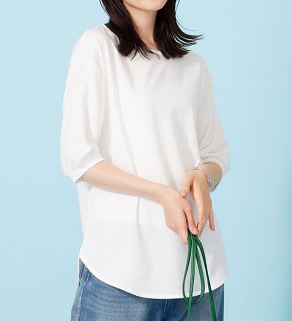 BELLUNA（ベルーナ）の「ラッセルレースサイドリボンアンサンブル（アンサンブル）」｜詳細画像