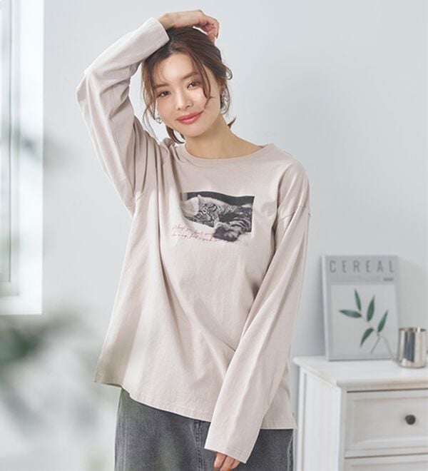 BELLUNA（ベルーナ）の「よれない！大人の長袖Ｔシャツ（カットソー）」｜詳細画像