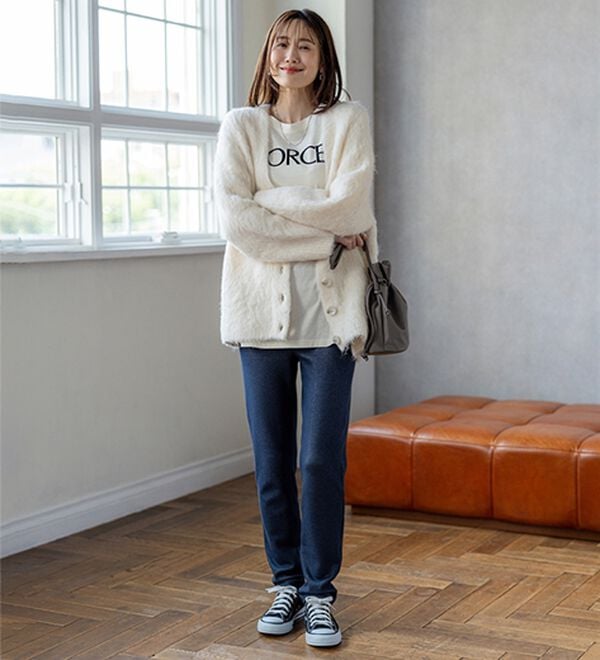 BELLUNA（ベルーナ）の「まるではく毛布！静電防止付裏ファーレギンス（スパッツ・レギンス）」｜詳細画像