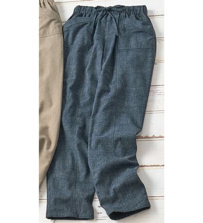 BELLUNA（ベルーナ）の「綿１００％やわらかゆるパンツ（フルレングスパンツ）」