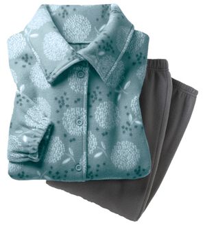 LAVIENNE（ラヴィエンヌ）の「ソフトでかるぽかフリースパジャマ（パジャマ・ルームウェア）」｜ブルーグレー北欧