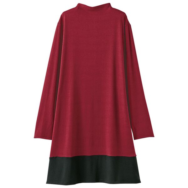 BELLUNA（ベルーナ）の「配色切替カットソーチュニック（チュニック）」｜詳細画像