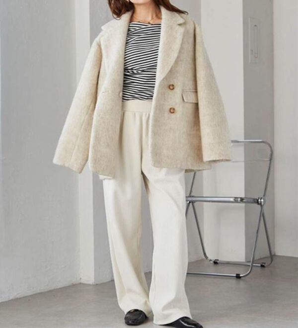 あったか裏ベロアニットコールワイドパンツ - ベルーナ【公式】