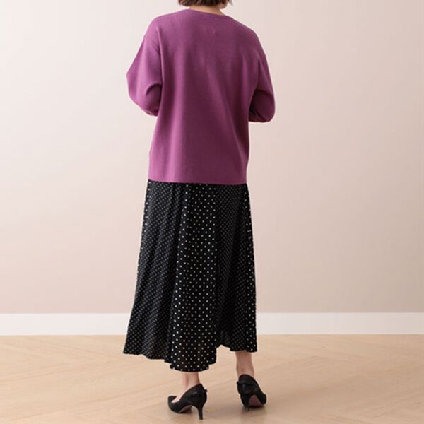 BELLUNA（ベルーナ）の「センターシームニットプルオーバー（ニット・セーター）」｜詳細画像