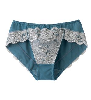 YU'NOW（ユナウ）の「スキッとスリムショーツ　～配色カラー～（ショーツ）」｜グリーン系