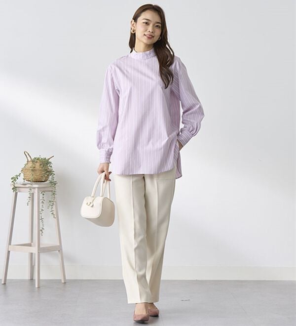 BELLUNA（ベルーナ）の「きれいめベイカーストレートパンツ（フルレングスパンツ）」｜詳細画像