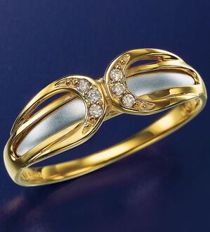 BELLUNA（ベルーナ）の「プラチナ使いコンビダイヤリング（リング）」｜詳細画像