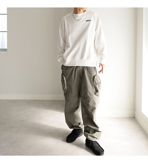 GeeRA（ジーラ）の「【スマーフ】コラボプリントスウェット（メンズカットソー）」｜詳細画像