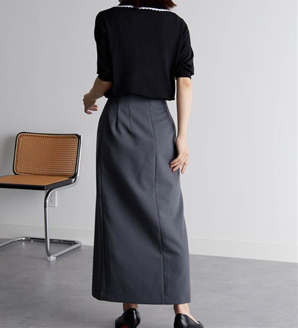 RANAN（ラナン）の「衿レースデザインサマーニット（ニット・セーター）」｜詳細画像