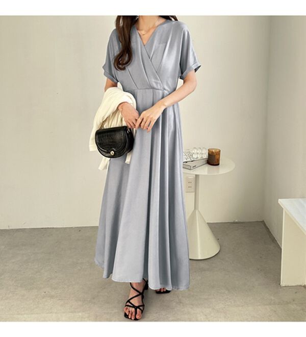 GeeRA（ジーラ）の「カシュクールフレアーワンピース（その他ワンピース）」｜詳細画像