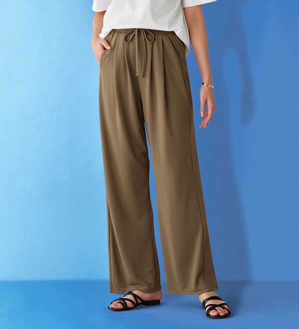 BELLUNA（ベルーナ）の「＜ジェラートポンチ＞イージーパンツ（フルレングスパンツ）」｜詳細画像