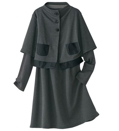 BELLUNA（ベルーナ）の「ボタンデザインカーディガンアンサンブル（アンサンブル）」