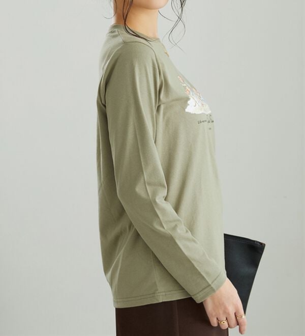 BELLUNA（ベルーナ）の「＜Ｄｉｓｎｅｙ＞【プー】プリント長袖Tシャツ（カットソー）」｜詳細画像