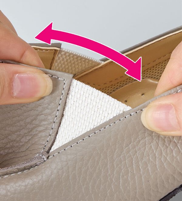 ルフラン（ルフラン）の「＜ラシーナコンフォート＞４Ｅ牛革エアヒールトラッドシューズ（フラットシューズ）」｜詳細画像