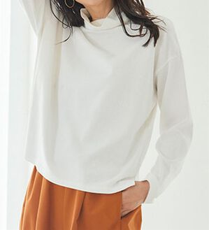 RANAN（ラナン）の「＜ＢＣ＞綿１００％&times;吸湿発熱！あったかタートルネック（カットソー）」｜詳細画像