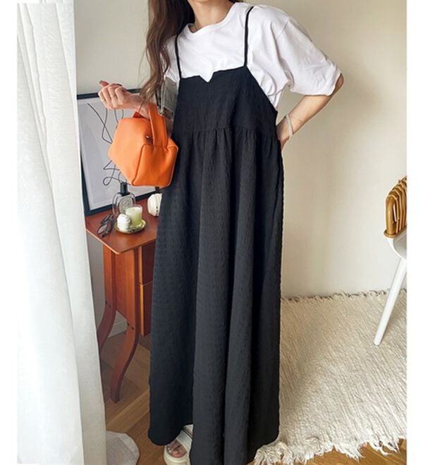 GeeRA（ジーラ）の「ぽこぽこエンボス素材キャミワンピース（その他ワンピース）」｜詳細画像