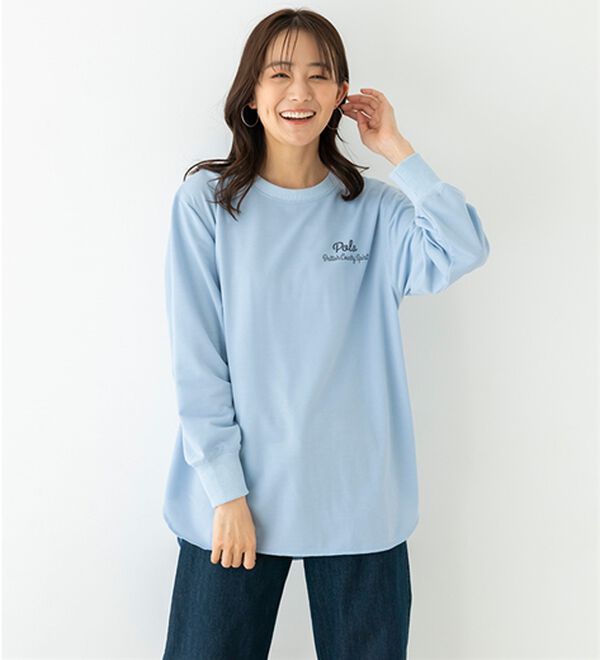 BELLUNA（ベルーナ）の「【ＰＯＬＯ　ＢＣＳ】ミニ裏毛素材デザイントップス（カットソー）」｜詳細画像