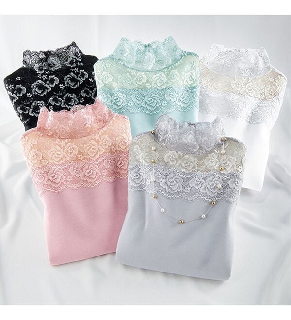 「気分華やぐ！汗取り付レースインナー（肌着・インナーウェア）」｜詳細画像