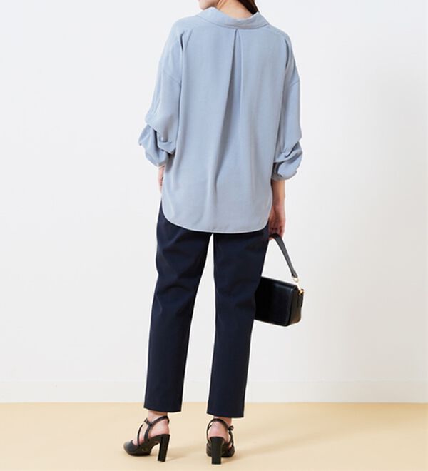 BELLUNA（ベルーナ）の「ツイルジャージー素材テーパードパンツ（テーパードパンツ）」｜詳細画像