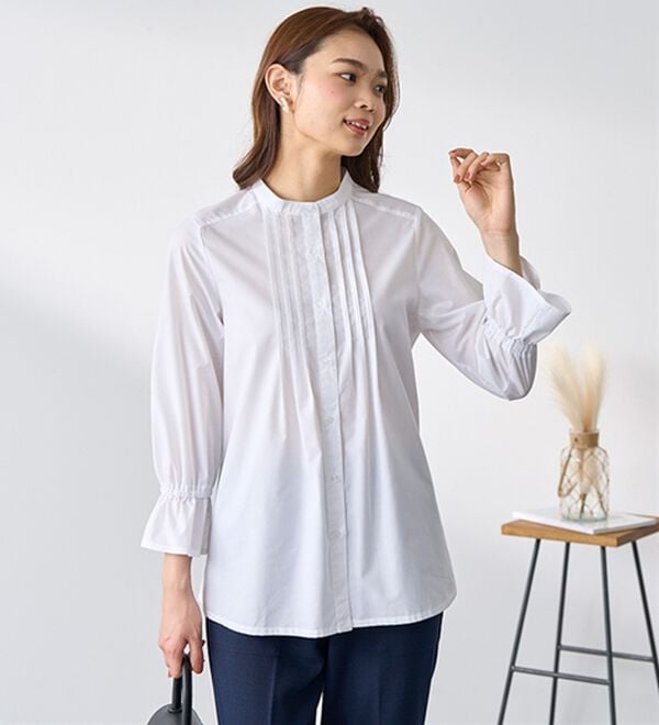 BELLUNA（ベルーナ）の「綿混素材春色ブラウス（ブラウス）」｜詳細画像