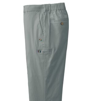 「＜アーノルド　パーマー＞ヒンヤリ冷感ストレッチパンツ（メンズフルレングスパンツ）」｜ブルーグレー