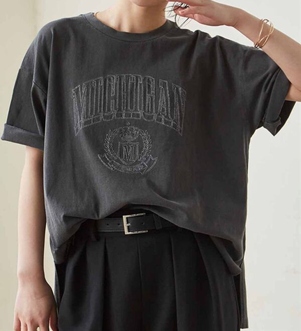 RANAN（ラナン）の「ヴィンテージライクロゴＴシャツ（カットソー）」｜詳細画像