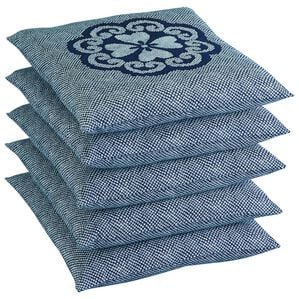 「小紋柄座布団カバー５枚組（座布団・座布団カバー）」｜詳細画像