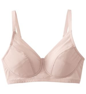 LAVIENNE（ラヴィエンヌ）の「涼感・風ブラ　プラスフィット（ブラジャー）」｜ピンクベージュ(無地)