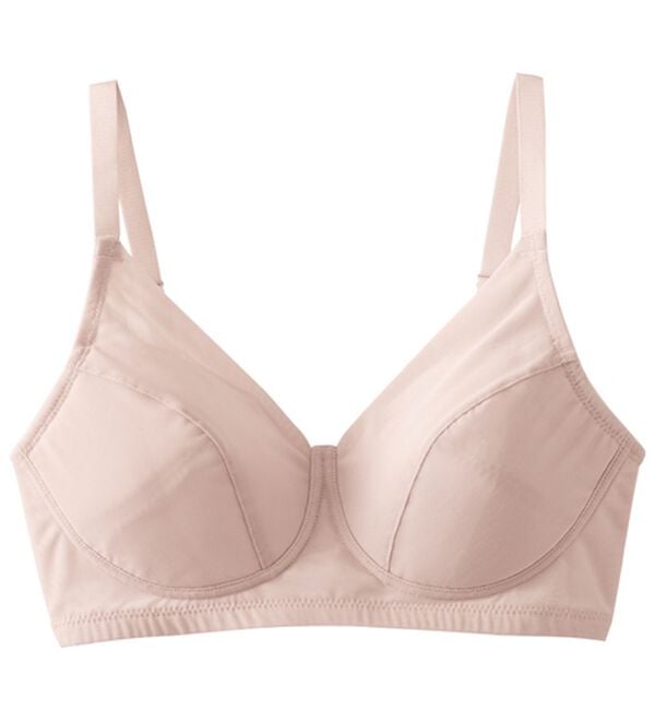 LAVIENNE（ラヴィエンヌ）の「涼感・風ブラ　プラスフィット（ブラジャー）」｜ピンクベージュ(無地)