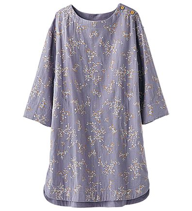 BELLUNA（ベルーナ）の「風が通り抜けるダブルガーゼプリントチュニック（チュニック）」