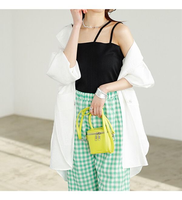 GeeRA（ジーラ）の「３ストラップランダムリブキャミソール（タンクトップ・キャミソール）」｜詳細画像