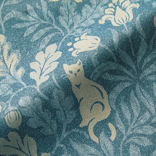 「簡単！素敵にコーディネート１級遮光＆機能レースカーテン「フォレストキャット」（ドレープカーテン）」｜詳細画像